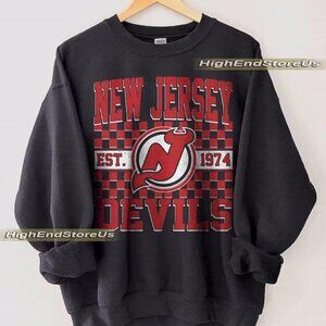 New Jersey Devils 1974 Hockey Retro Fan Gift Sweatshirt